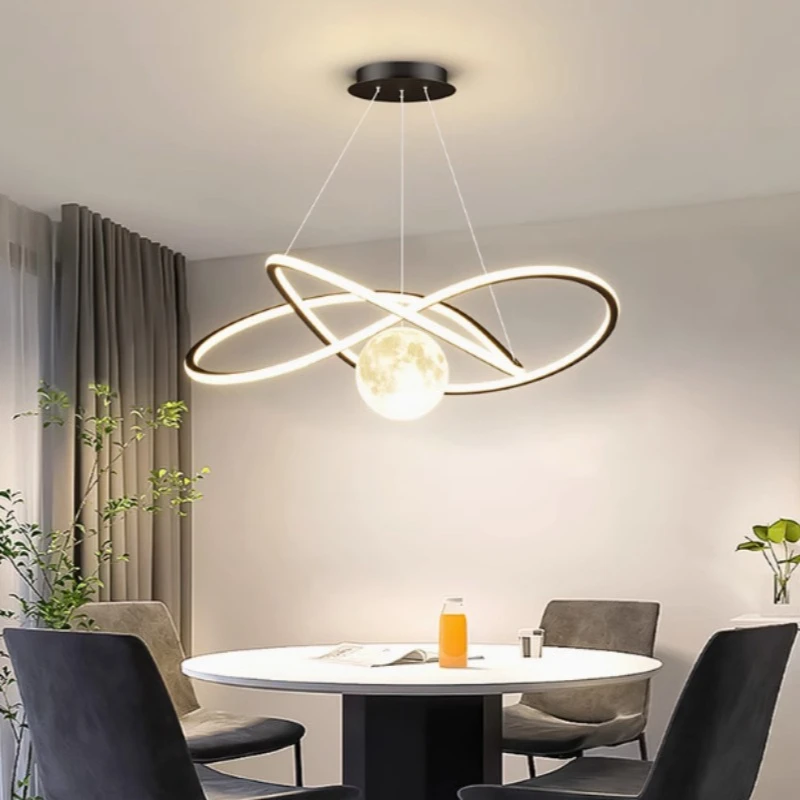 Postmodern Minimalist Pendant Lights Creative Bar Restaurant Cafe Hotel Study Table Woonkamer Art Decorative LED Lamp Fixtures