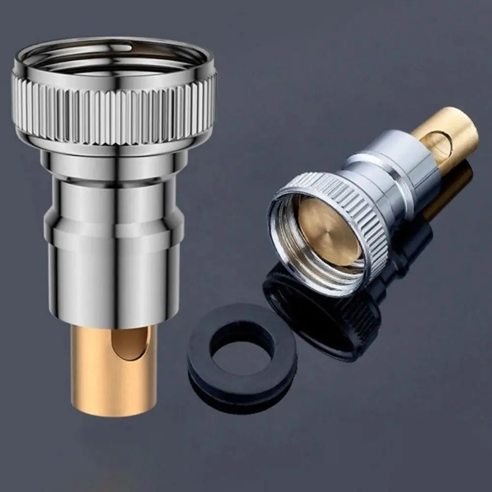 1Pcs Water Tube Connector Water Stop Valve Anti Falling Copper Inner Core Faucet Nozzle Home Garden Stopcock Stop Joint