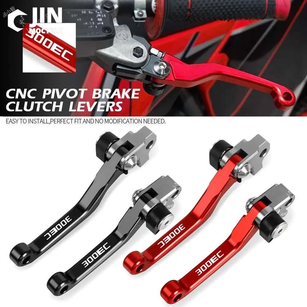 

For GASGAS 300EC EC 300 2005-2018 2017 CNC Aluminum Motorcoss Pit Dirt Bike Pivot Foldable Brake Clutch Levers With LOGO 300EC