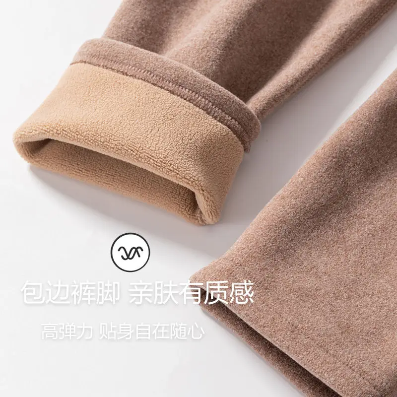 Thermal Underwear For Women Winter Warm thicken lamb fleece high elastic Long Johns bottoming Two Piece Sets Thermos Clothing