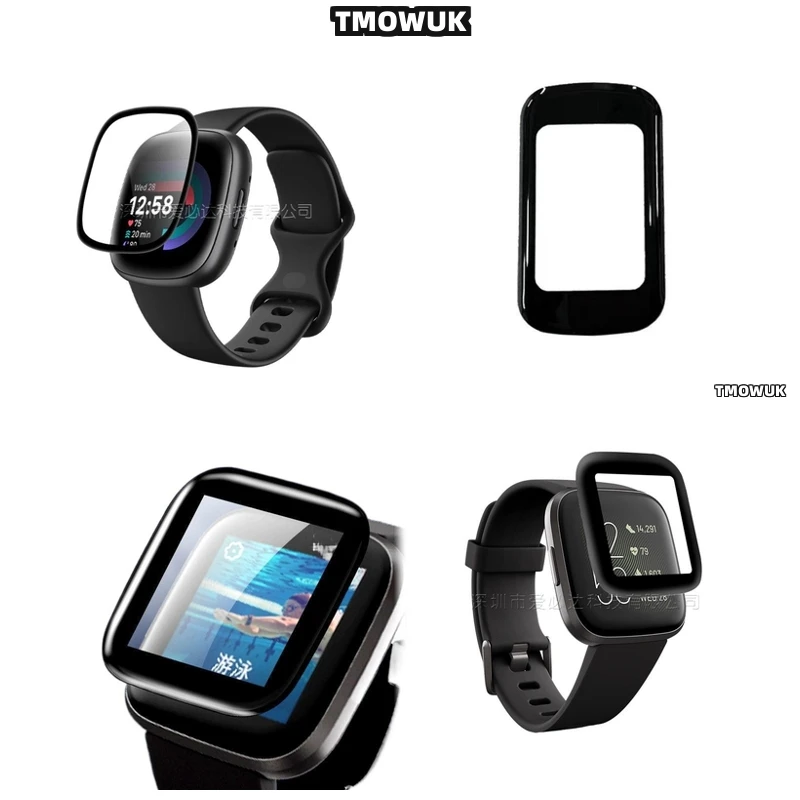 

For Fitbit Sense 2 Versa3 2 4 Inspire 3 Charge 6 5 Anti - Scratch Screen Film Full Cover 3D Curved Soft Flexib