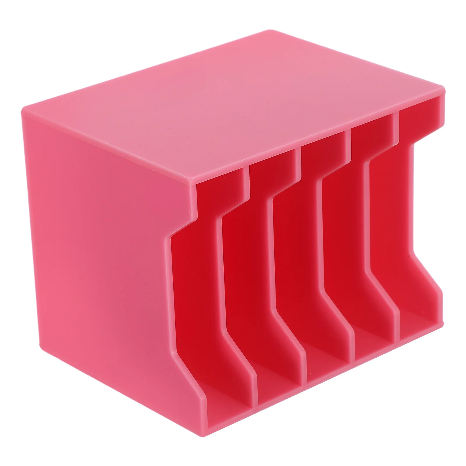 Office Acrylic Phone Organizer Desktop Multi-Compartment Storage Box for Classroom Meeting Room Phone Holder Calculator Holder
