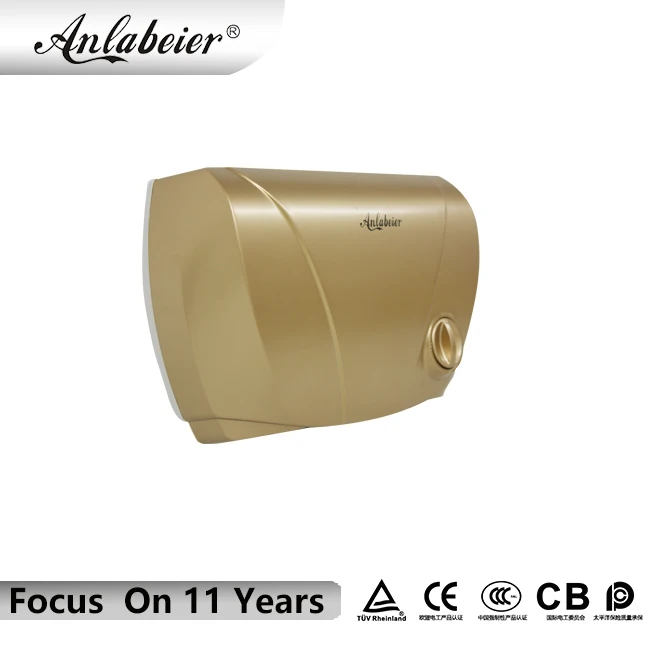 bezpieczny, mały, przenośny, montowany na ścianie, elektryczny podgrzewacz wody do łazienki