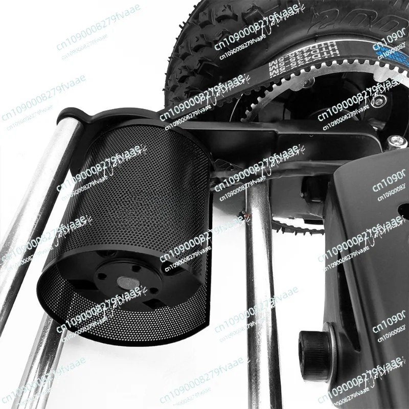 Quadro de acionamento por correia de skate elétrico 4WD placa Changshan 8 suporte de 11 polegadas, pneu duplo