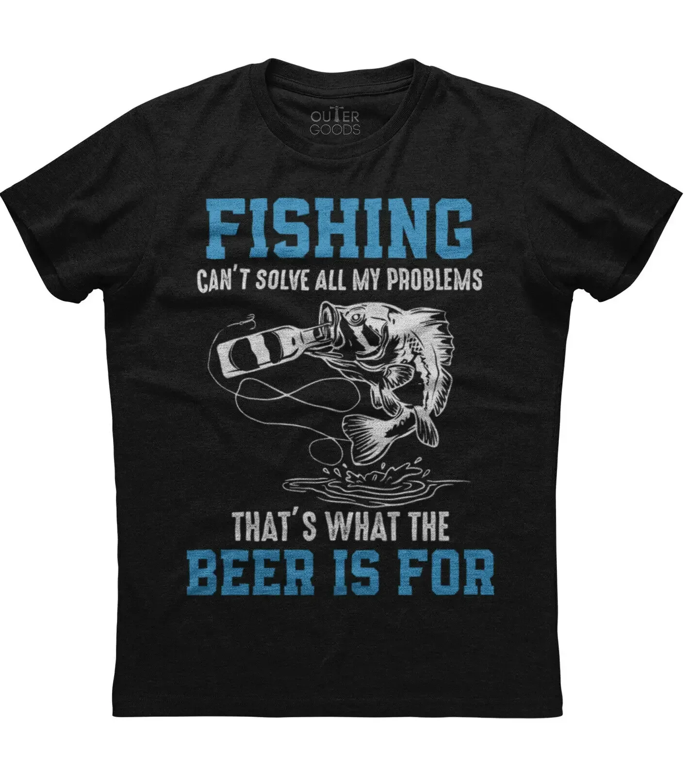 That's What The Beer Is for. Funny Angler Fishing Phrase T-Shirt. Summer Cotton O-Neck Short Sleeve Mens T Shirt New S-3XL