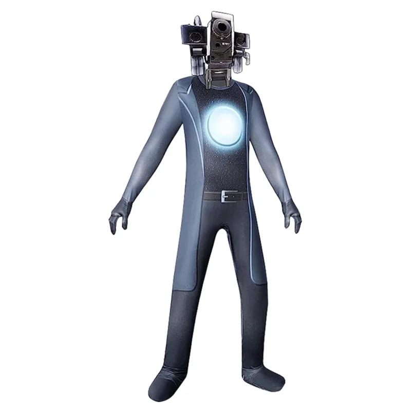 Skibidi Toilet Cosplay Costume Monitor Man Camara Camera Tv Speakerman Cosplay Skibidi Toilet Costume Game Clothes Suit Mask Kid