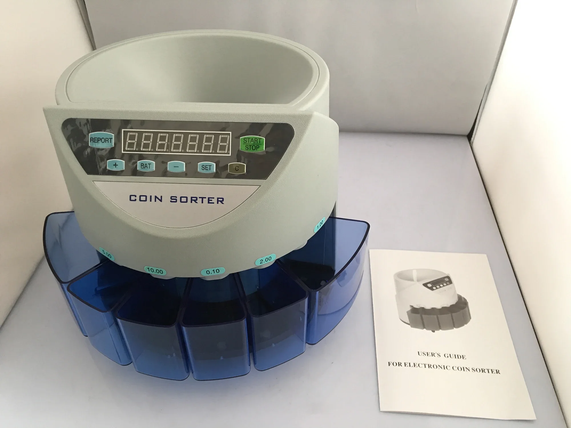 

Electronic coin sorter SE-900 coin counting machine, Coins from most countries can be customized