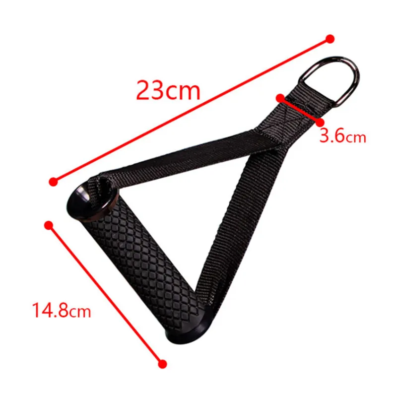 1PC Multifunction Gym Resistance Bands Handles Anti-slip Grip Strong Nylon Webbing Fitness Grip Puller Handle Gantry Accessories