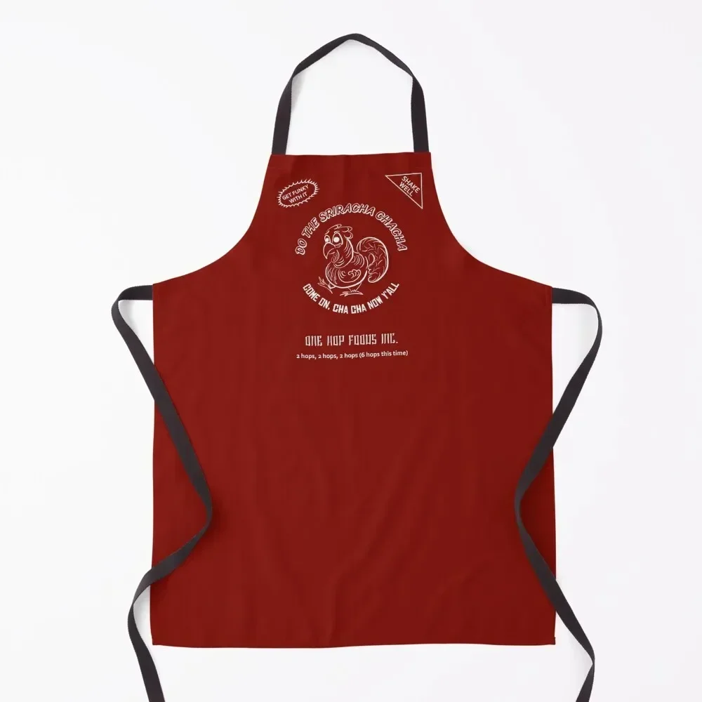 

Sriracha Bottle Costume Apron home women Teacher christmas 2025 kitchen clothes Apron