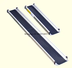 Two section Aluminium telescopic wheelchair ramps 2-7ft