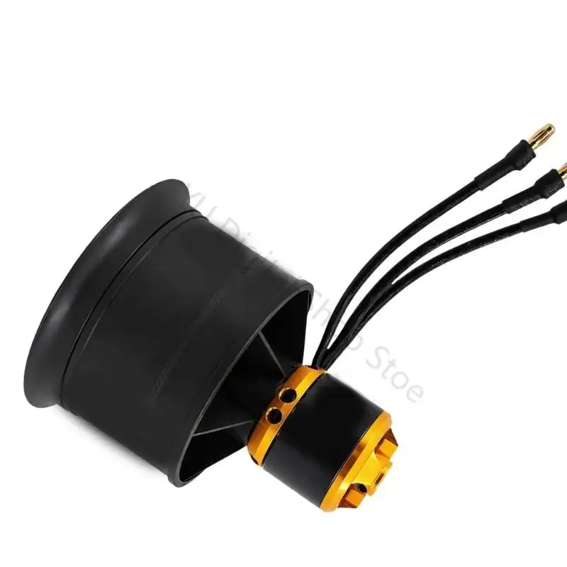96BA Factory-Balanced 11-Blade Ducted Fan Brushless Motor for Model Aircraft