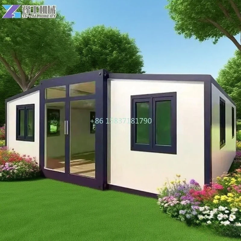 Hot Sale Container Huis Verzending Prefab Container Uitbreidbare Container Huis Licht Staal Opvouwbare Geprefabriceerde Kleine Huisvilla