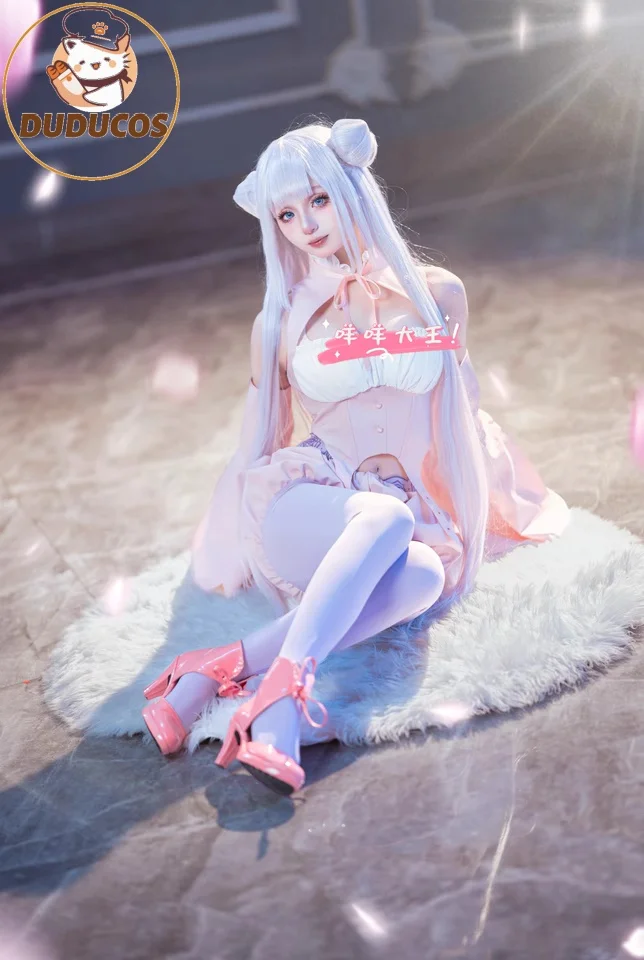 

Mimori Byakuya Cosplay Anime The Magical Girl and the Evil Lieutenant Used to Be Archenemies DUDU-SR Women Halloween Costume