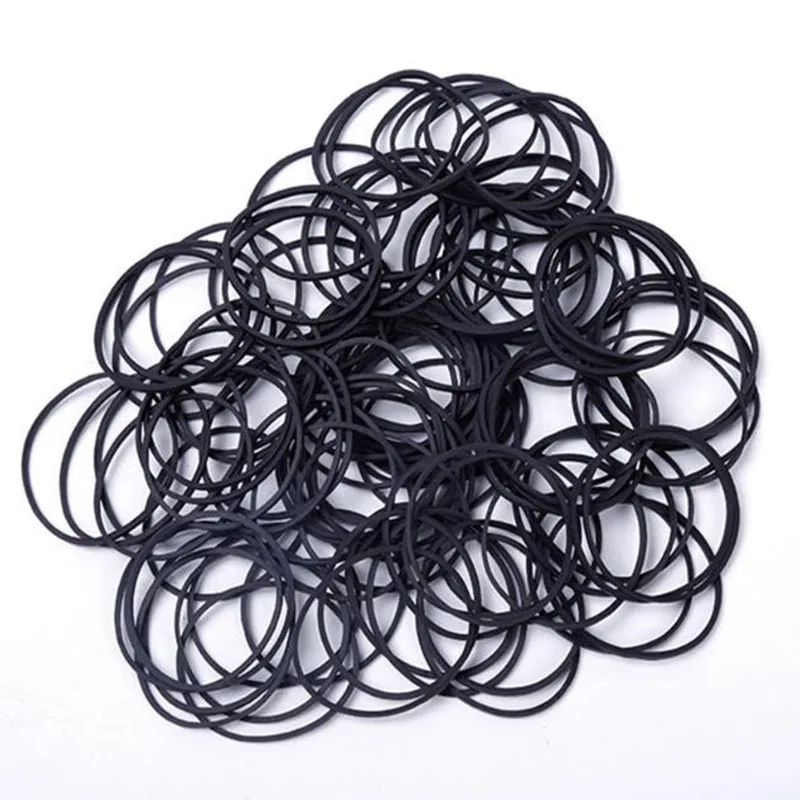 5000Pcs Black Rubber Bands Stationery Holder, Good Quality Elastics Bands, School Office Rubber Band Home Supplies