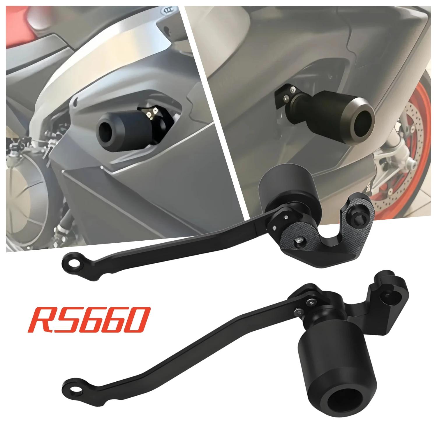 For Aprilia RS660 2021 2022 2023 Motorcycle Accessories Frame Slider Crash Falling Protector Engine Guards.