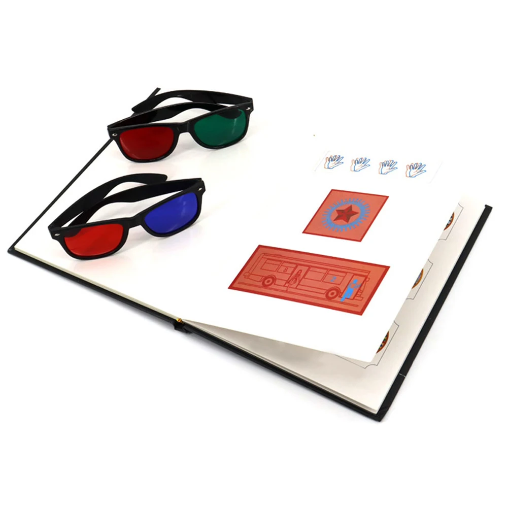 Innovative Eye Health Tool Random Dot Stereograms Used in Comprehensive Vision Testing Alongside Dual Glass Setup