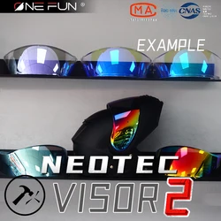 Helmet Visor For Shoei Neotec 2 CNS-3 Full Face CNS3 Neotec II Photochromic Helmet AntiFog Lens Shield Mask Black Silver