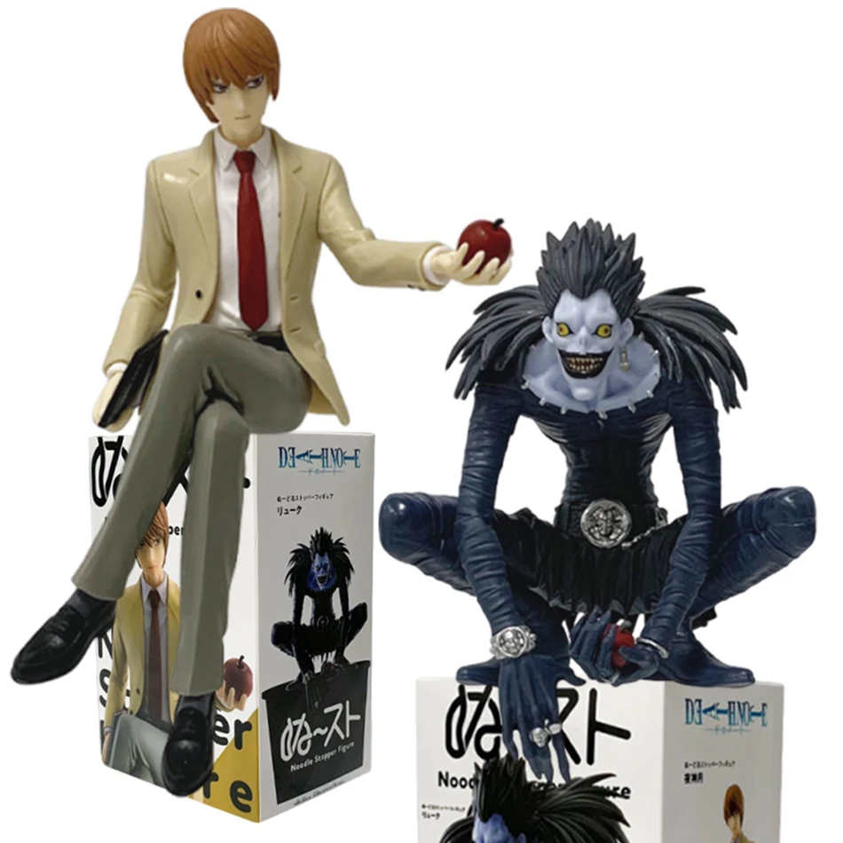 Heißer Anime Death Note Sitzende Figur Kira Nachtgott Mond Todesgott Ryuk Charakter PVC-Modell Ornament Comic-Zubehör