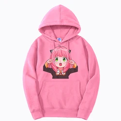 Spy x Family Hoodie Japan Anime Graphic Print Sweatshirts Cute Kawaii Girl Anya Tops Harajuku Unisex Couple Hoodies Streetwear