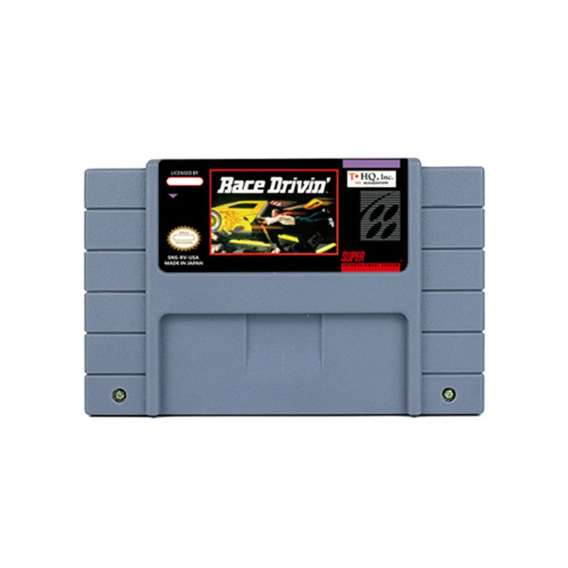 

Гоночная Игра Drivin Action для SNES 16 BitRetro корзина подарок для детей