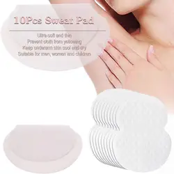 10pcs/Set Underarm Sweat Pads Absorb Liners Underarm Gasket From Sweat Armpit Stickers Anti Armpits Pads For Clothes Deodorant