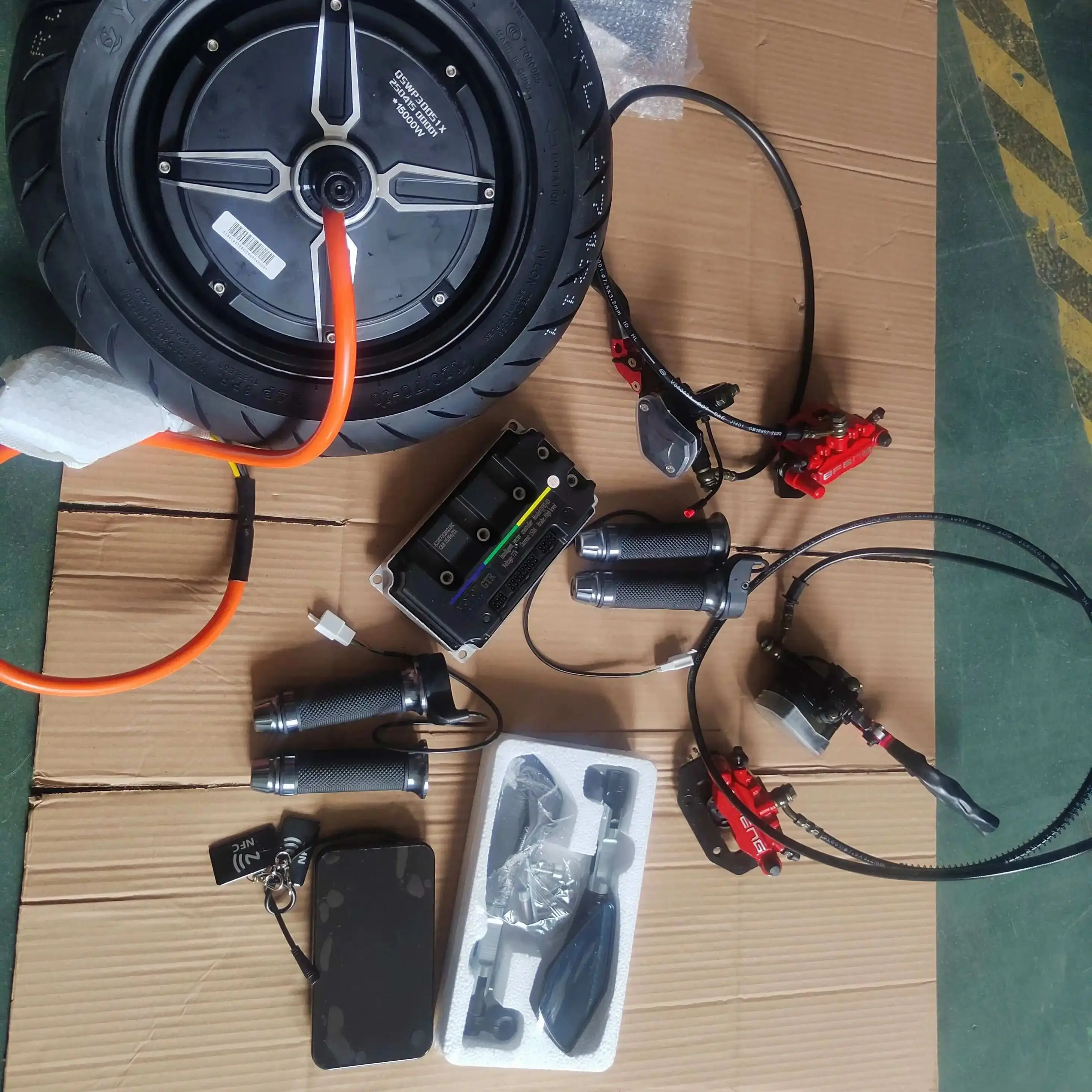 

F8 Electric Scooter Parts Replacement 72V 70A 100A 180A Speed Motor Controller ,F8 Scooter Oil Brake
