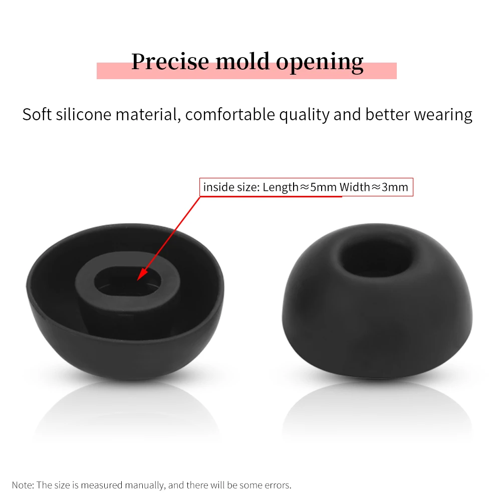 2 pezzi di punte per le orecchie in Silicone di qualità per HUAWEI Freebuds 5i TWS auricolari Freebuds5i suggerimenti per auricolari con schermo filtrante tappi per le orecchie morbidi