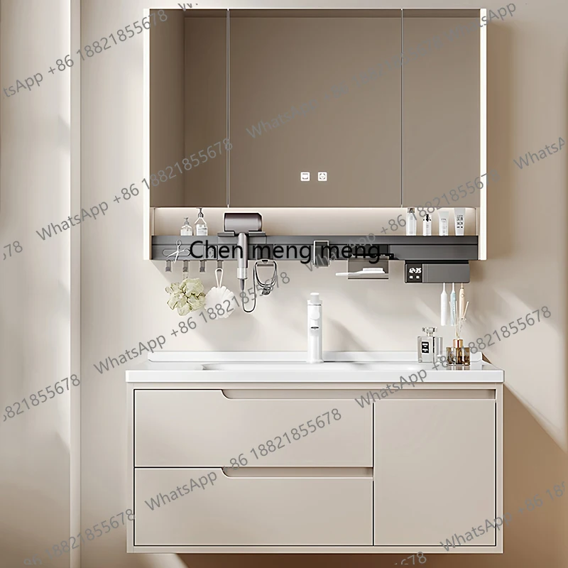 Interior Fashion Bathroom Cabinet Organizer Storage Disinfecting Partitions Safe Cupboard Sink Colchones Space Saving Furniture