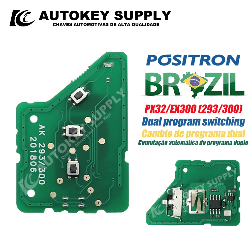 Positron Flex NewHonda Zdalny kluczyk samochodowy z logo Wysokiej jakości system alarmowy Podwójny program PX32 EX300 293 330 360 AutokeySupply