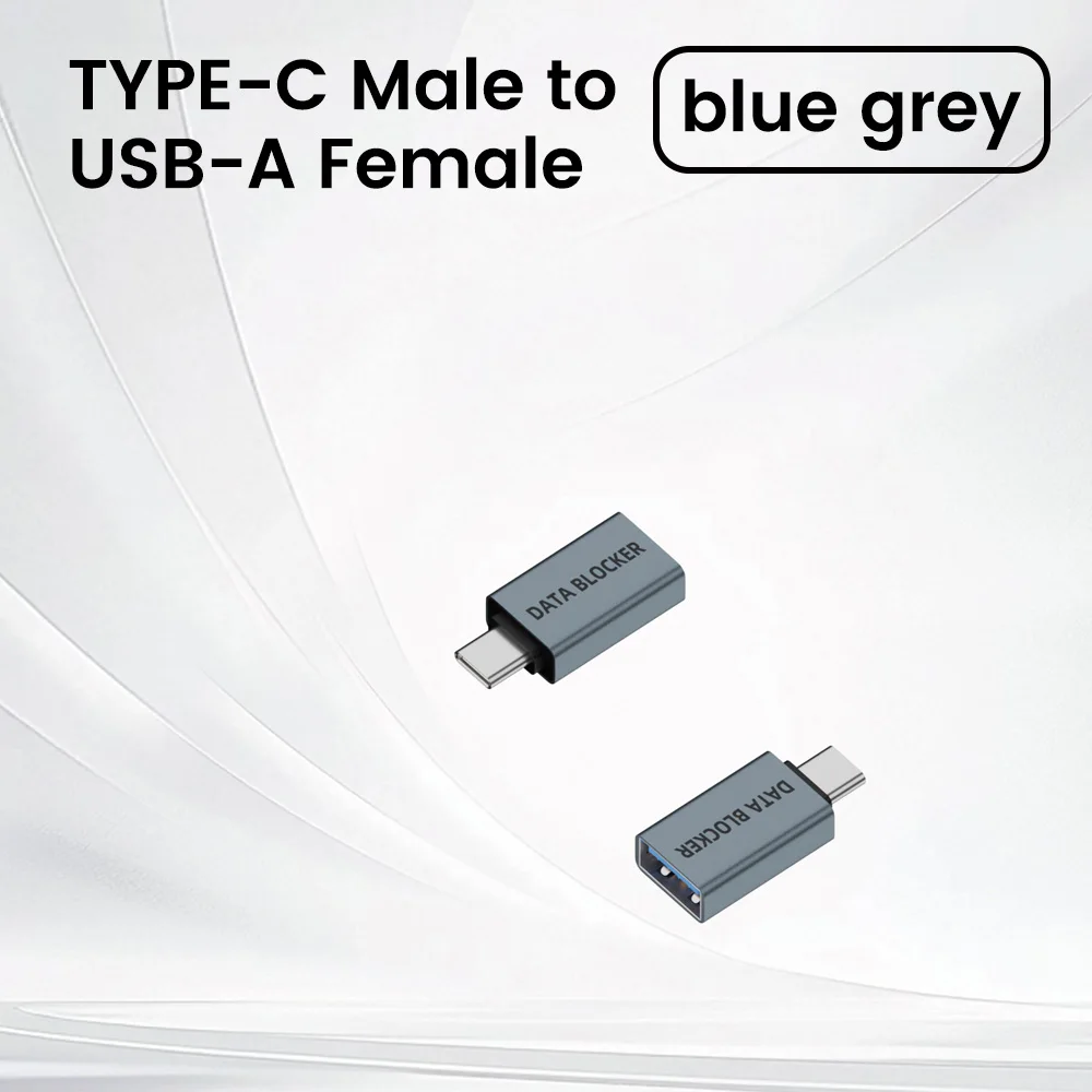 USB A/C male naar USB A/C Female Data Blocker Anti Hacking Charge Adapter Anti Privacy Lek converter voor laptop mobiele telefoons