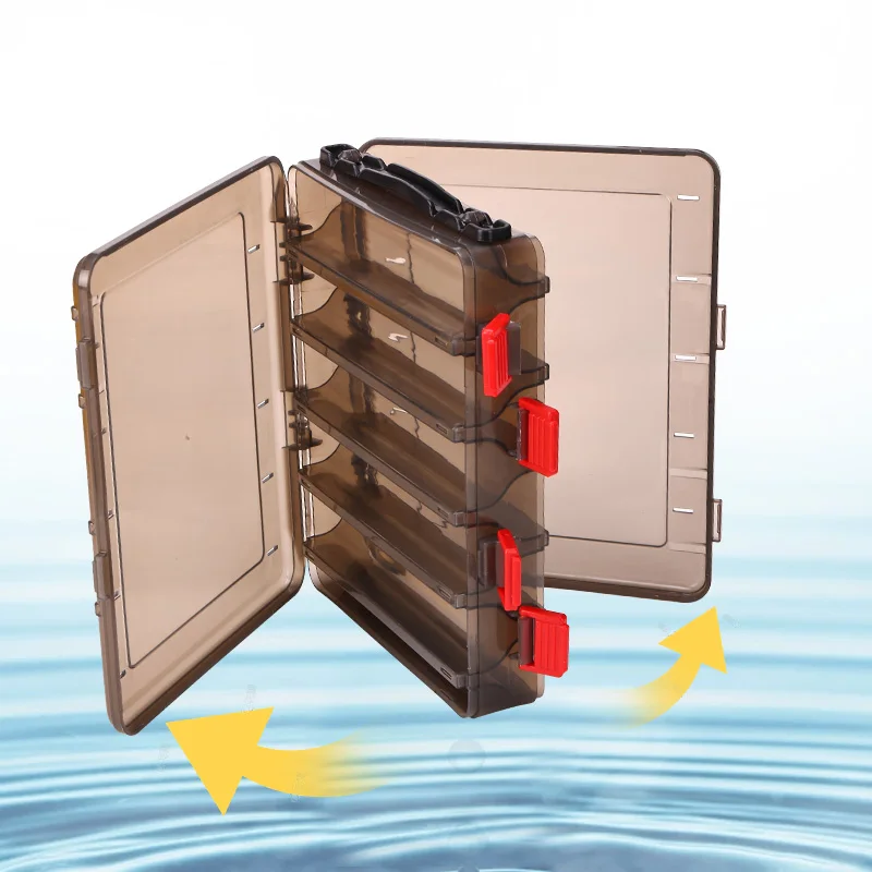 WEIHE Anzuelos de plástico para señuelos de doble cara – Caja aparejos - imagen 5