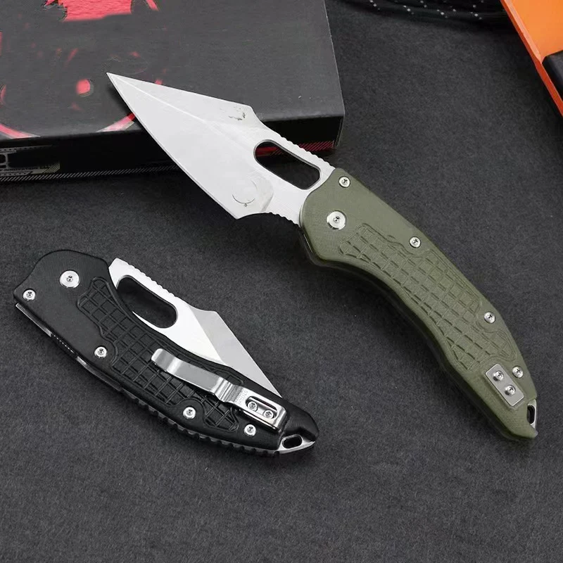 LEMIFSHE Made MT cuscinetto a sfere G10 manico 9 cr15mov lama caccia tattiche di sopravvivenza strumento EDC coltello pieghevole coltello da tasca