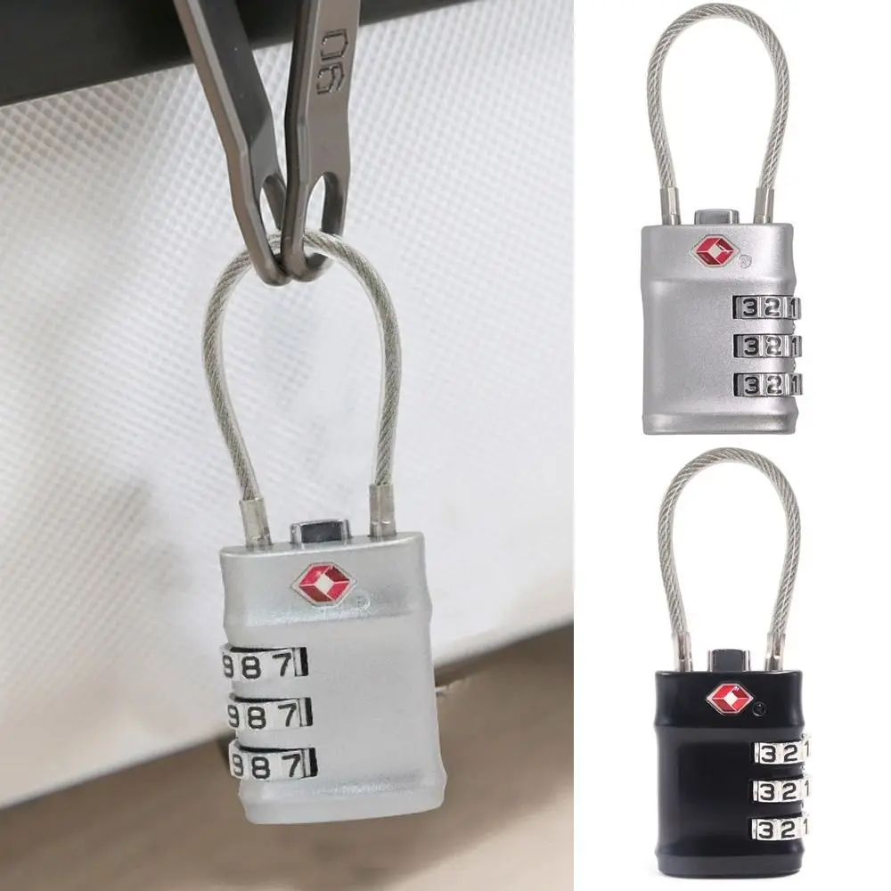 TSA Zinc Alloy Customs Password Lock Combination Lock for Travel Luggage Suitcase Anti-theft Code Padlock Customs Code Lock