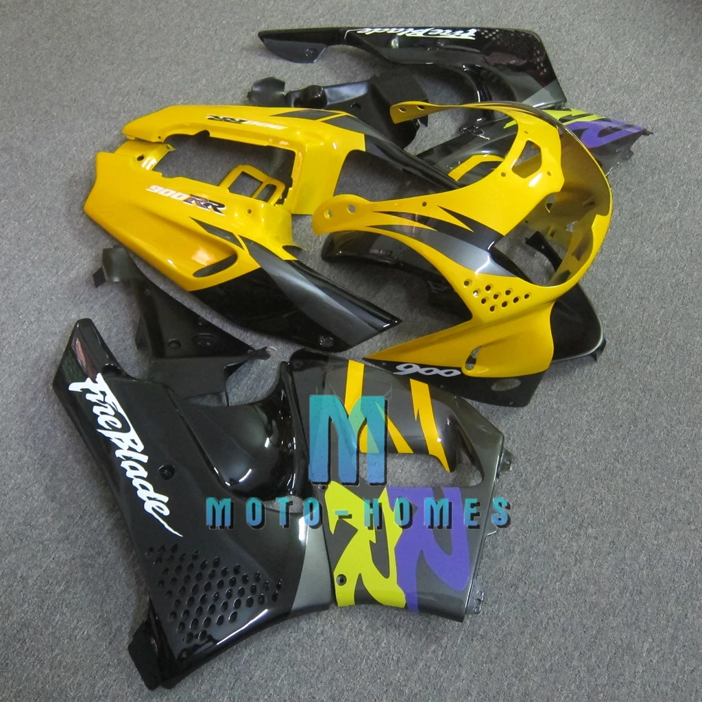 CBR900RR 893 Body Rebuild Bodywork for Honda CBR893 1996 1997 96 97 Road Racing ABS Plastic Fairings Set Aftermarket Yellow