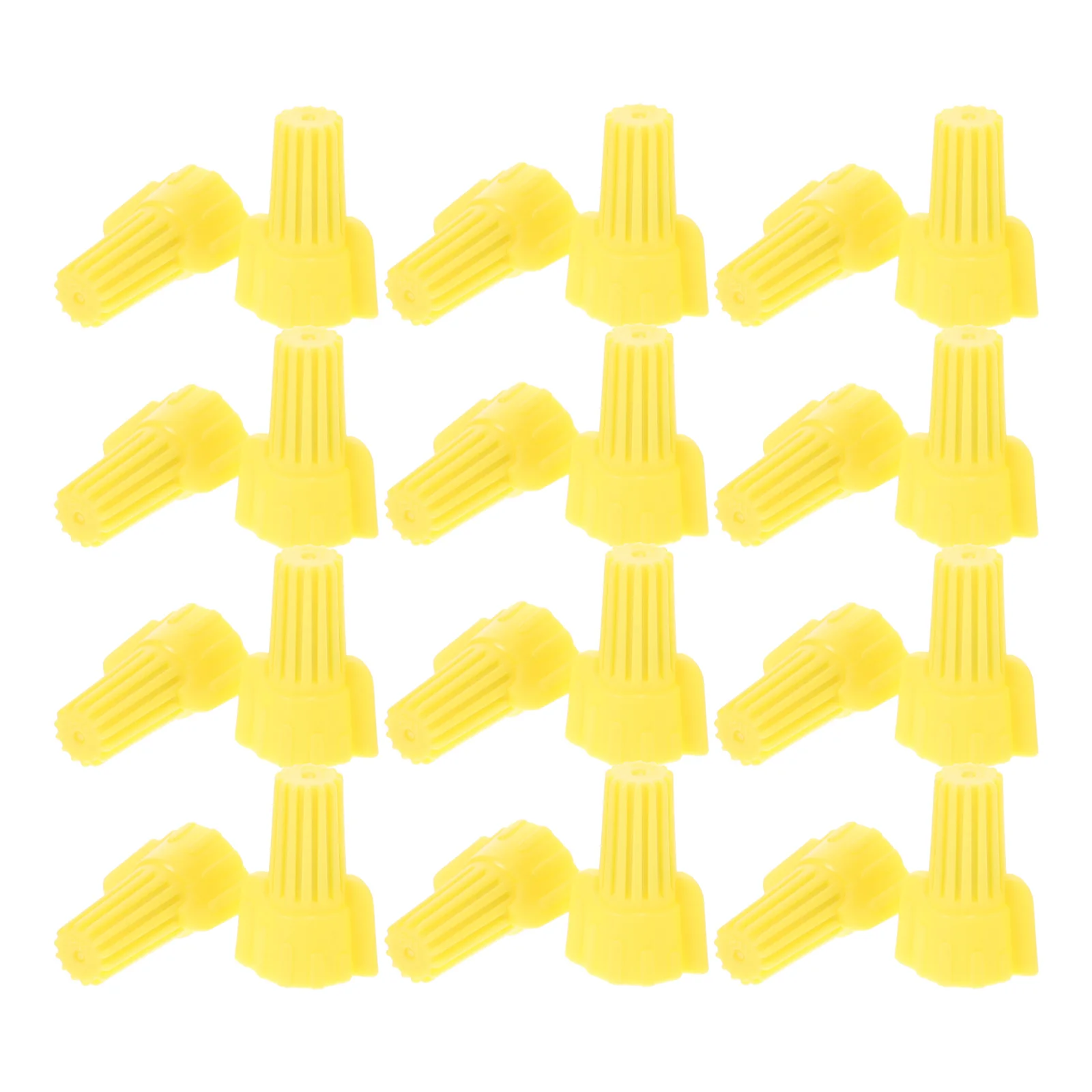 

100 Pcs Rotary Crimping Cap Wire Connectors Electrical PP Terminals Nuts Parallel Automotive Screw End Efficient