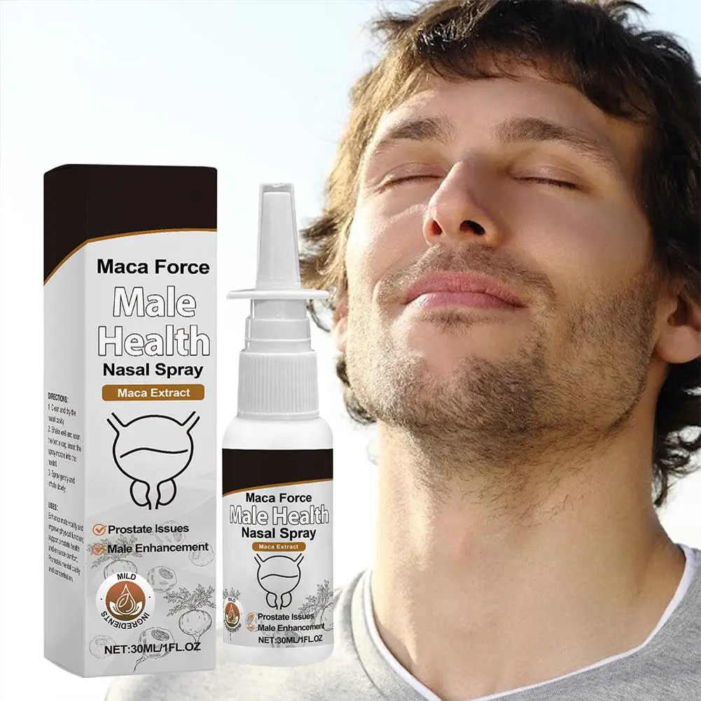 

Men's Health Nasal Spray Relieve Discomfort Nasal Congestion Sneezing Improve Sleep Health Nose Care Quality 30ml S9Z1