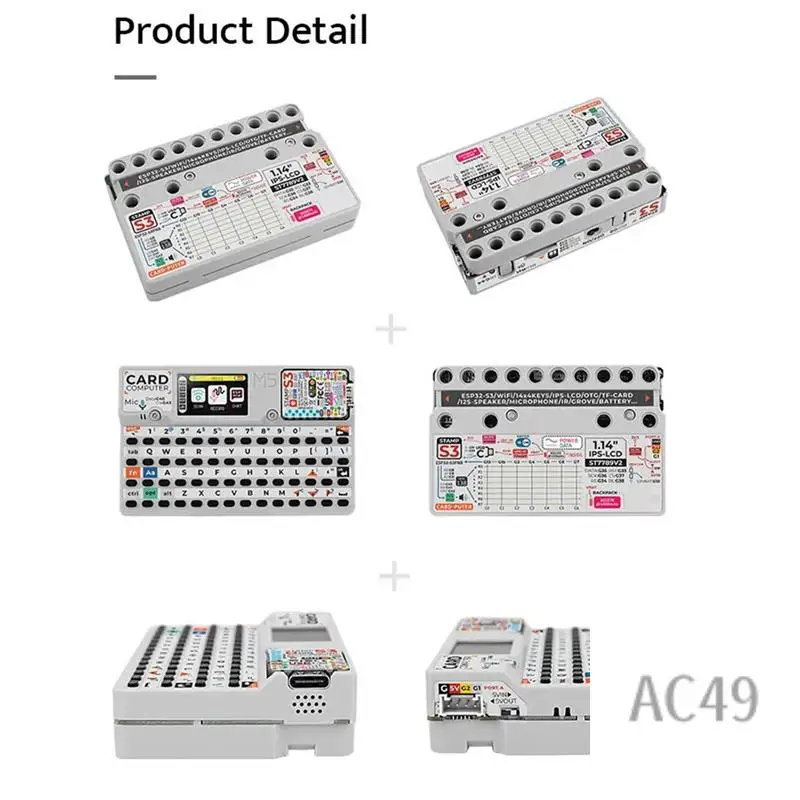 

C9-Cardputer Stamps3 Microcontroller 56 Keyboard Card Computer