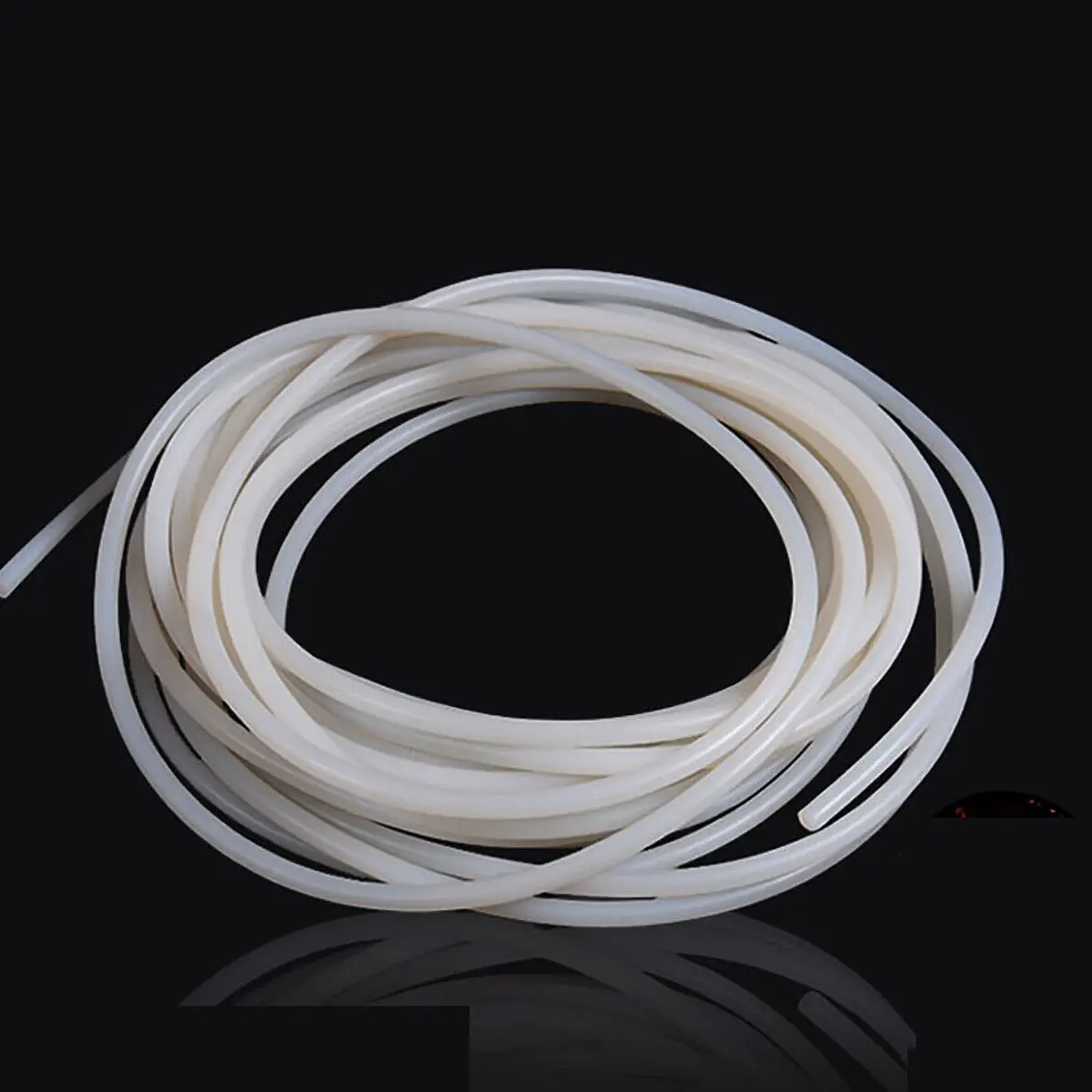 1M Solid Silicone Rubber Gasket Round Rods Sealing Round Rod For Lighter Sealing Strip Wire & Cable Rod Tube Ø1 - 25mm