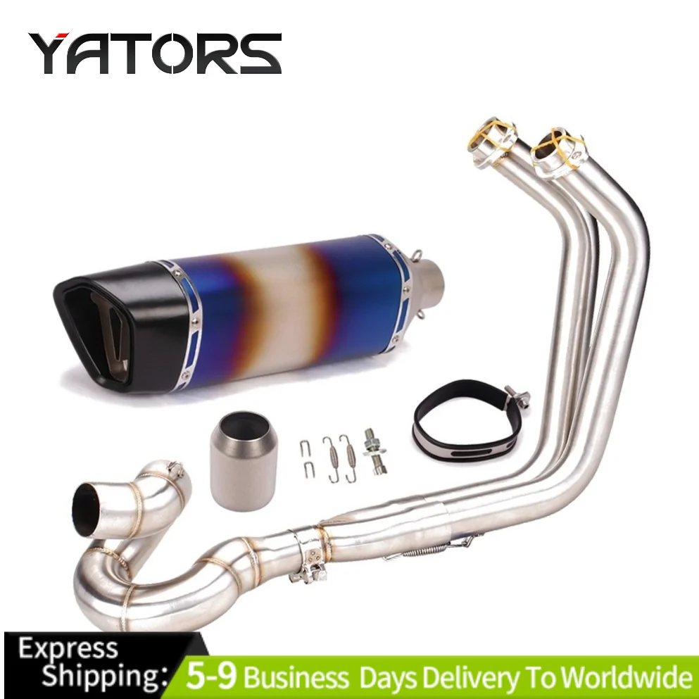 

Exhaust System Header Pipe Muffler Escape For Kawasaki Ninja 650 Z650 2017-2019 Exhausts Pipes