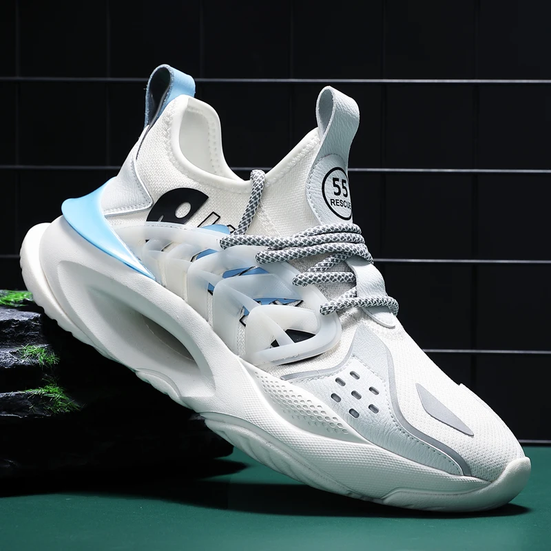 

Men's shoes 2025 new spring and autumn sports shoes, durable and lightweight running shoes, breathable for teenagers, middle sch