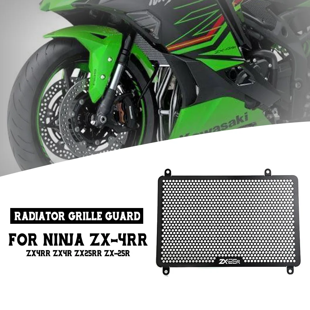 

For KAWASAKI NINJA ZX-4RR ZX 4RR ZX4RR ZX4R ZX25RR ZX-25R Motorcycle Radiator Guard Protector Grille Grill Cover ZX-4R ZX25R