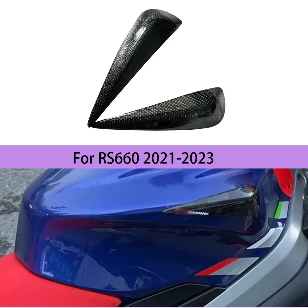 

Motorcycle Carbon Fiber Fuel Tank Protective Case Shell Decoration Sliders For Aprilia RS660 Tuono 660 2021-2023