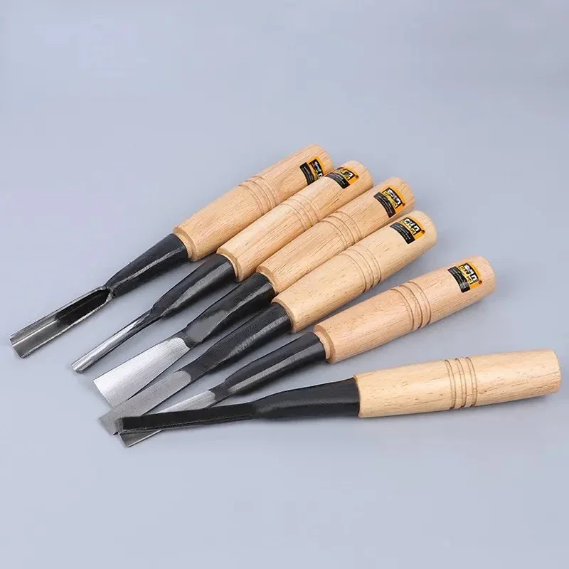 Woodworking Half Round Chisel Set Professional Carving Knife 6/12pc Wood Carving Chisels for Basic Wood Cut DIY Detailed Tools