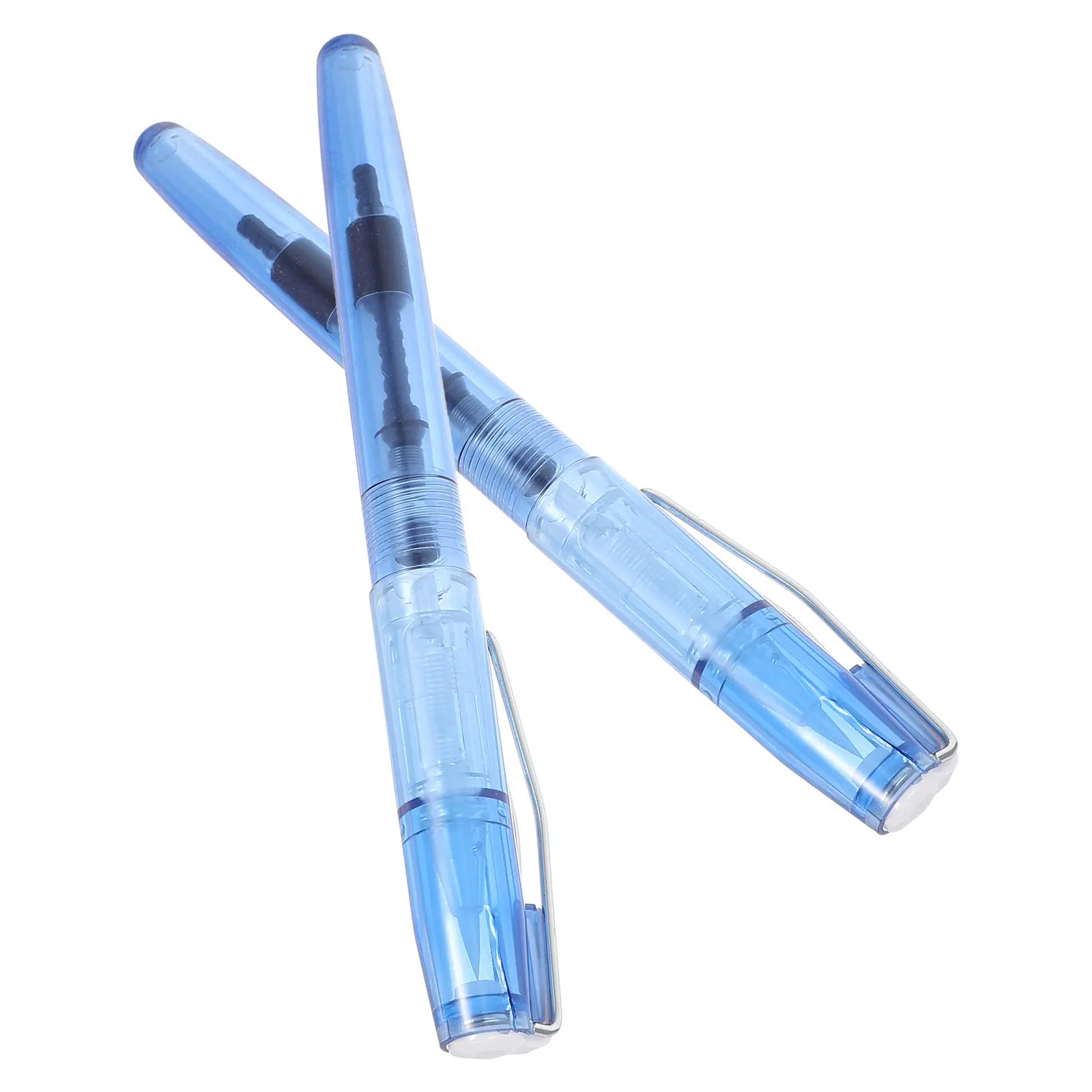 2Pcs Calligraphy Ink Brush Pens Soft Nylon Tip Refillable Watercolor Brush Pens for Chinese Japanese Traditional Painting