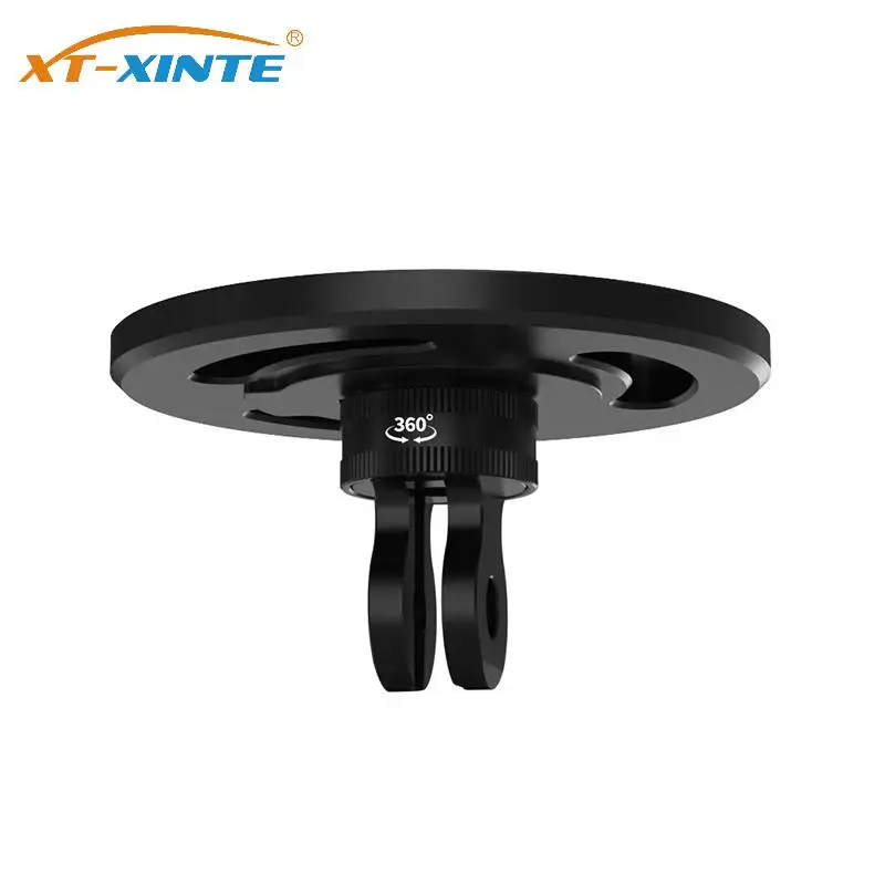 

360 ° Вращающаяся подставка для телефона, 15 Вт, беспроводная зарядка, магнитный всасывающий кронштейн, крепление для холодного башмака для Magsafe, светодиодная подставка для микрофона