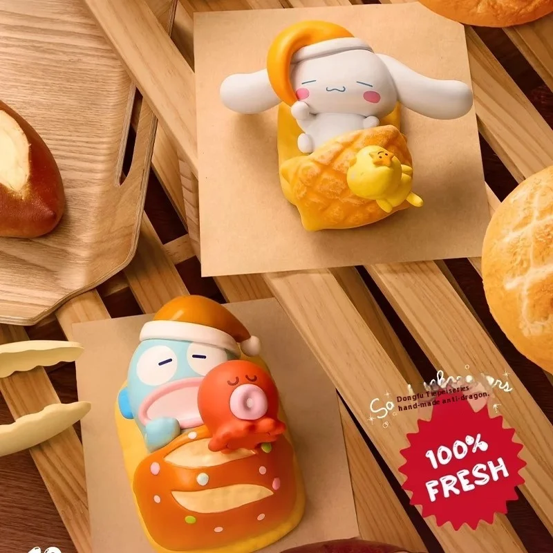 Miniso Happy Baking Series Sanrio Blind Box Children's Day Gift Trendy Desktop Ornaments Birthday Toy Collectible Figures