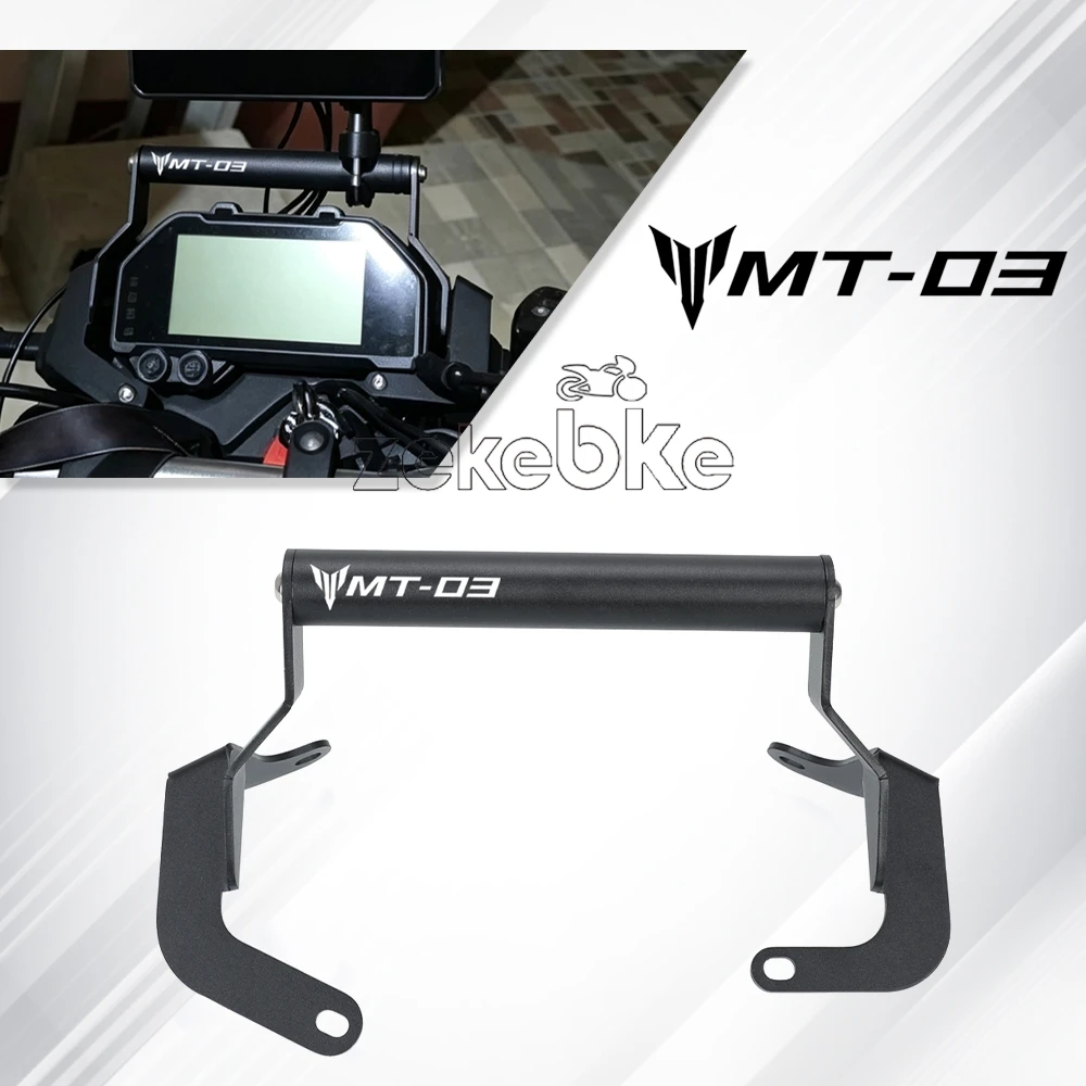 For YAMAHA MT 03 MT 25 MT-03 MT-25 MT03 MT25 2020-2026 Motorcycle GPS Navigation Mobile Phone Holder Bracket Extension Bar Stand