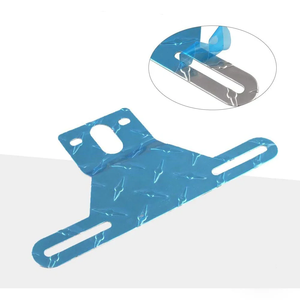 Suporte de placa de alumínio de alta qualidade, prata americana, acessórios de luz de reboque, suporte de placa de alumínio