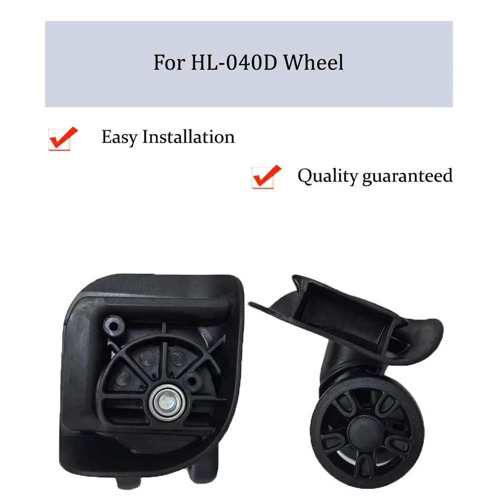 

Suitable For HL-040D Nylon Luggage Wheel Trolley Case Wheel Pulley Sliding Casters Universal Wheel Repair Slient Wear-resistant