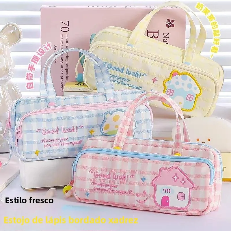 healing-house-portable-large-capacity-pencil-case-for-junior-and-primary-school-girls-high-aesthetic-value-student-supplies